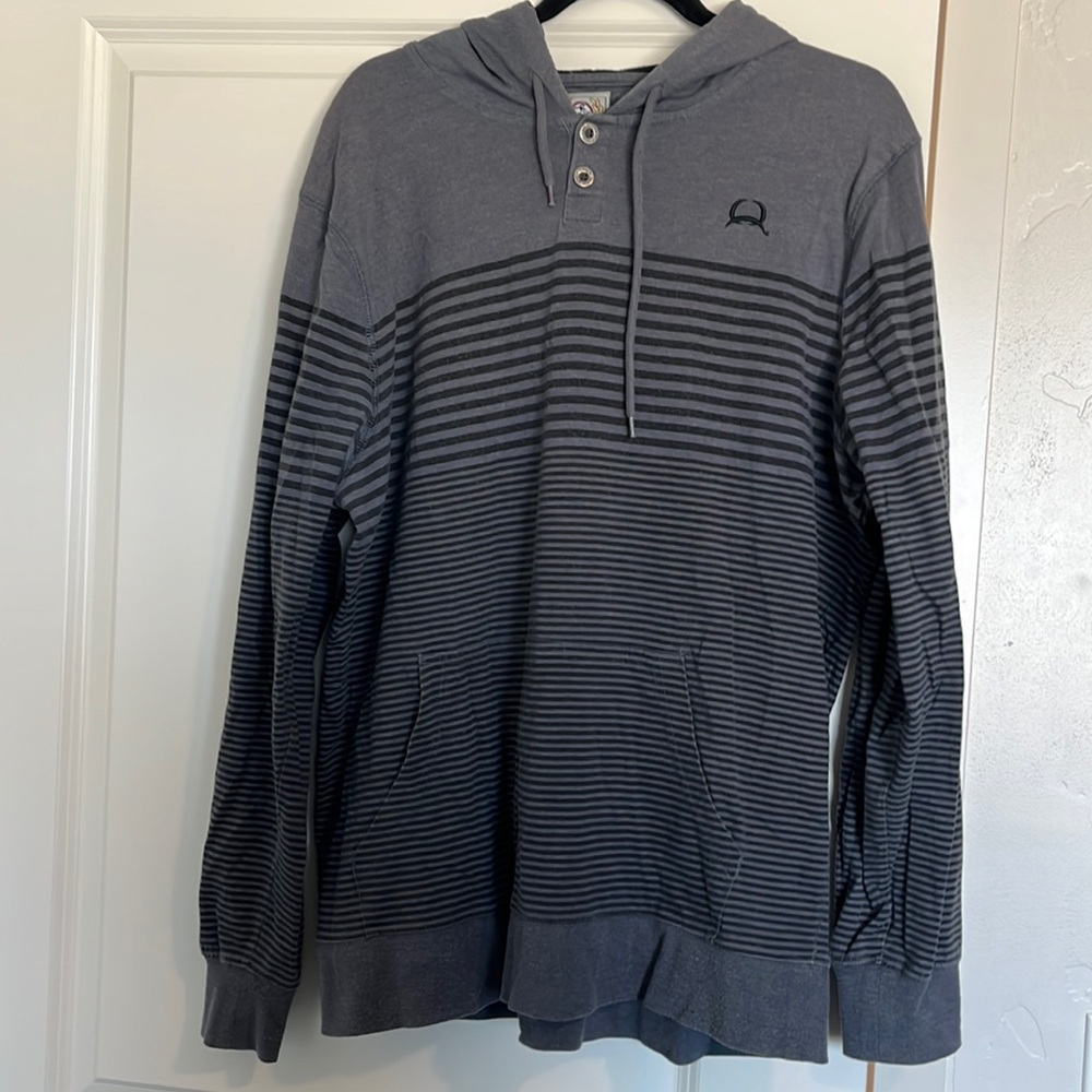 Mens Cinch lightweight pull over hoodie